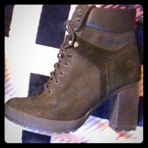 Timberland Glancy 6” Black Boots.